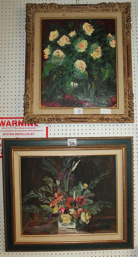 Valerie Diederich- 2 oils on canvas